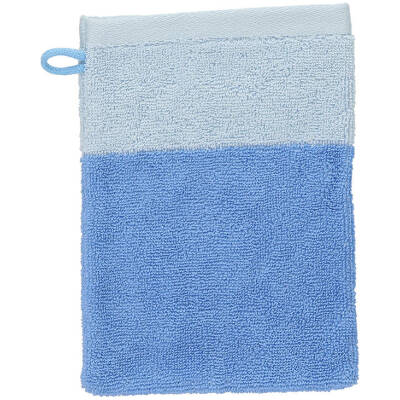 ONA Washandje 15x21cm ocean blue Pixie - Set van 2 | ONA