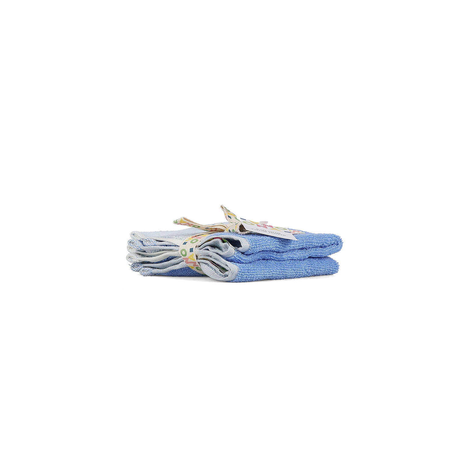 ONA Handdoek 30x30cm ocean blue Pixie - Set van 2 3 ONA Handdoek 30x30cm ocean blue Pixie - Set van 2 - detailfoto 2 | ONA