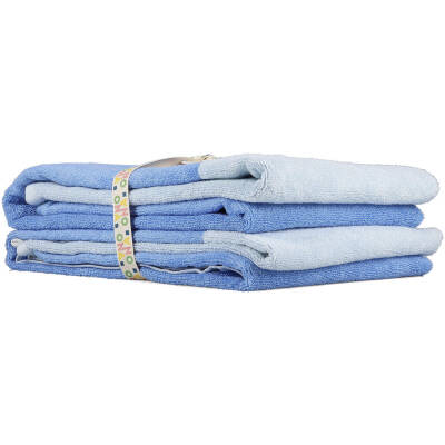 ONA Badhanddoek 70x140cm ocean blue Pixie - Set van 2 - detailfoto 2 | ONA