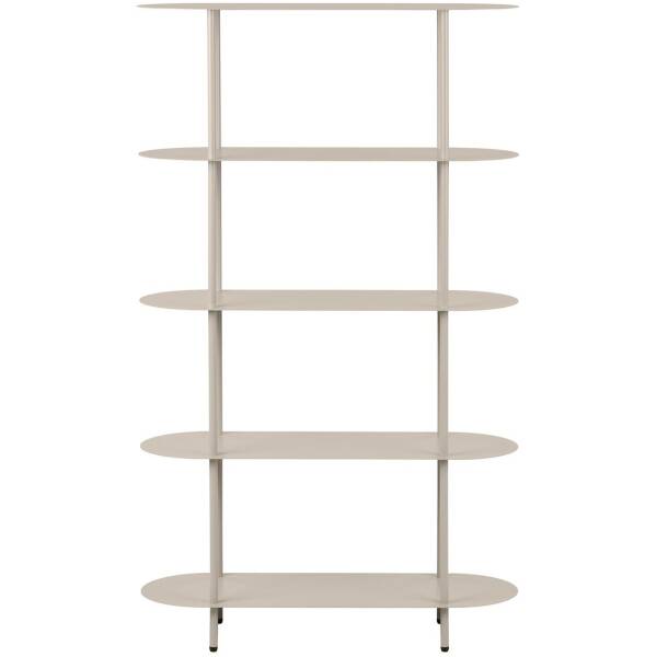 Meubels 23 Rieti open kast zand – 5 legplanken - House Nordic