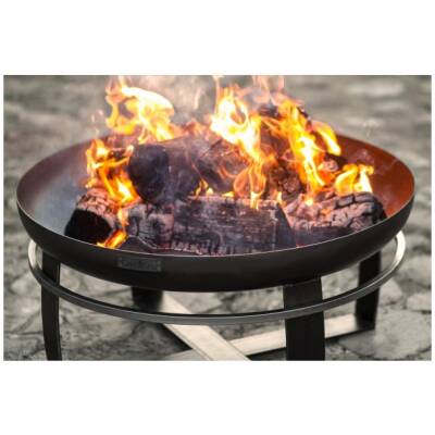 CookKing set: Viking 80 cm – Vuurschaal met 180 cm Driepoot BBQ en Grillrooster Ø70 cm