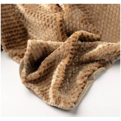 Dutch Decor Micky plaid - fluffy beige - 150x200cm