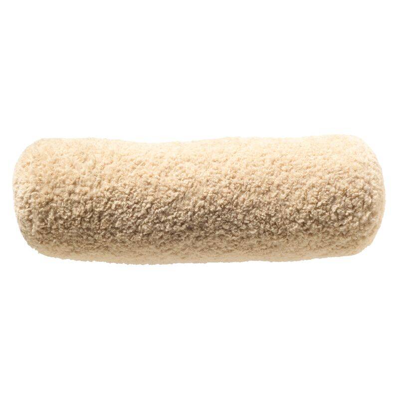 Dutch Decor - CARA rolkussen - teddylook - beige - D18x50cm 1 Dutch Decor - CARA rolkussen - teddylook - beige - D18x50cm