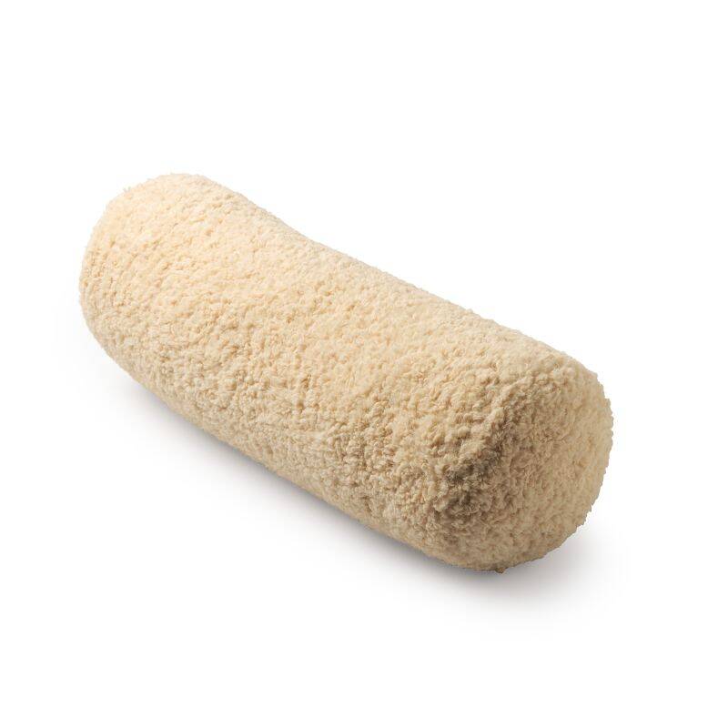 Dutch Decor - CARA rolkussen - teddylook - beige - D18x50cm 3 Dutch Decor - CARA rolkussen - teddylook - beige - D18x50cm