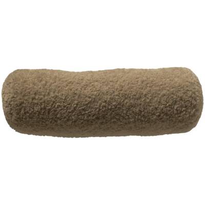 Dutch Decor - CARA rolkussen - teddylook - bruin - D18x50cm