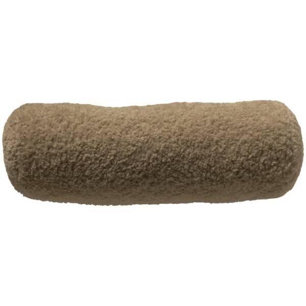 Dutch Decor - CARA rolkussen - teddylook - bruin - D18x50cm
