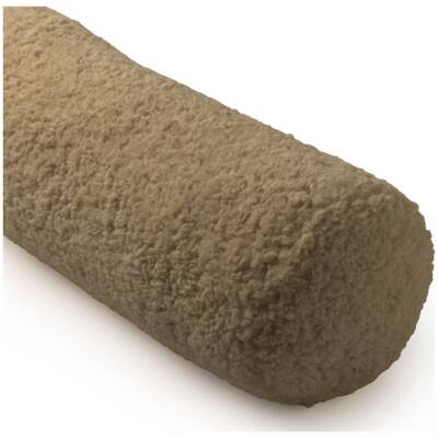 Dutch Decor - CARA rolkussen - teddylook - bruin - D18x50cm