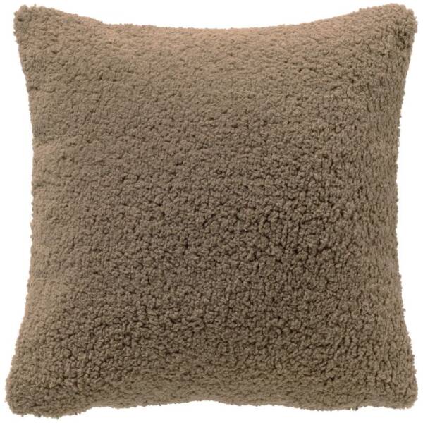 Dutch Decor - CARA sierkussen - teddylook - bruin - 45x45cm