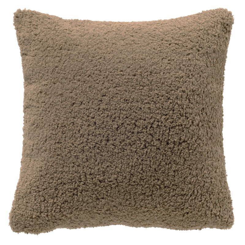 Dutch Decor - CARA sierkussen - teddylook - bruin - 45x45cm 1 Dutch Decor - CARA sierkussen - teddylook - bruin - 45x45cm