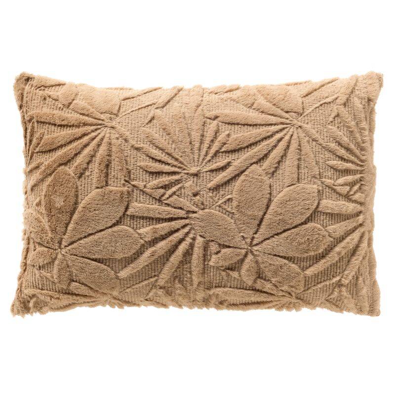 Dutch Decor - Jurre sierkussen - Bladmotief - Beige - 40x60 cm 1 Dutch Decor - Jurre sierkussen - Bladmotief - Beige - 40x60 cm
