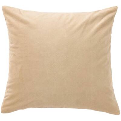 Dutch Decor - Jurre sierkussen - Bladmotief - Beige - 45x45 cm