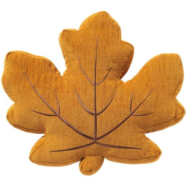 Dutch Decor - Maple sierkussen - Bladkussen bruin - 39x41x8cm