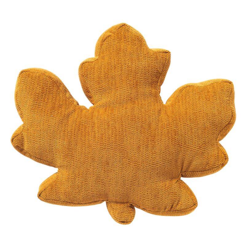 Dutch Decor - Maple sierkussen - Bladkussen bruin - 39x41x8cm 2 Dutch Decor - Maple sierkussen - Bladkussen bruin - 39x41x8cm