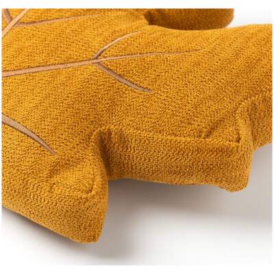 Dutch Decor - Maple sierkussen - Bladkussen bruin - 39x41x8cm