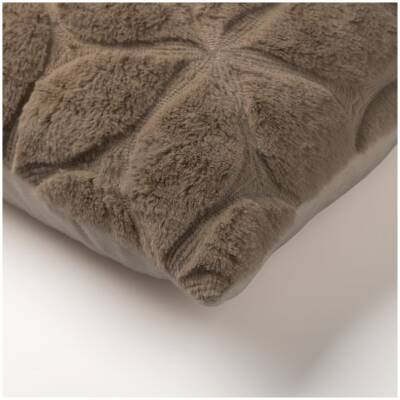 Dutch Decor - Quinn sierkussen - Bloemmotief - Taupe - 40x60cm