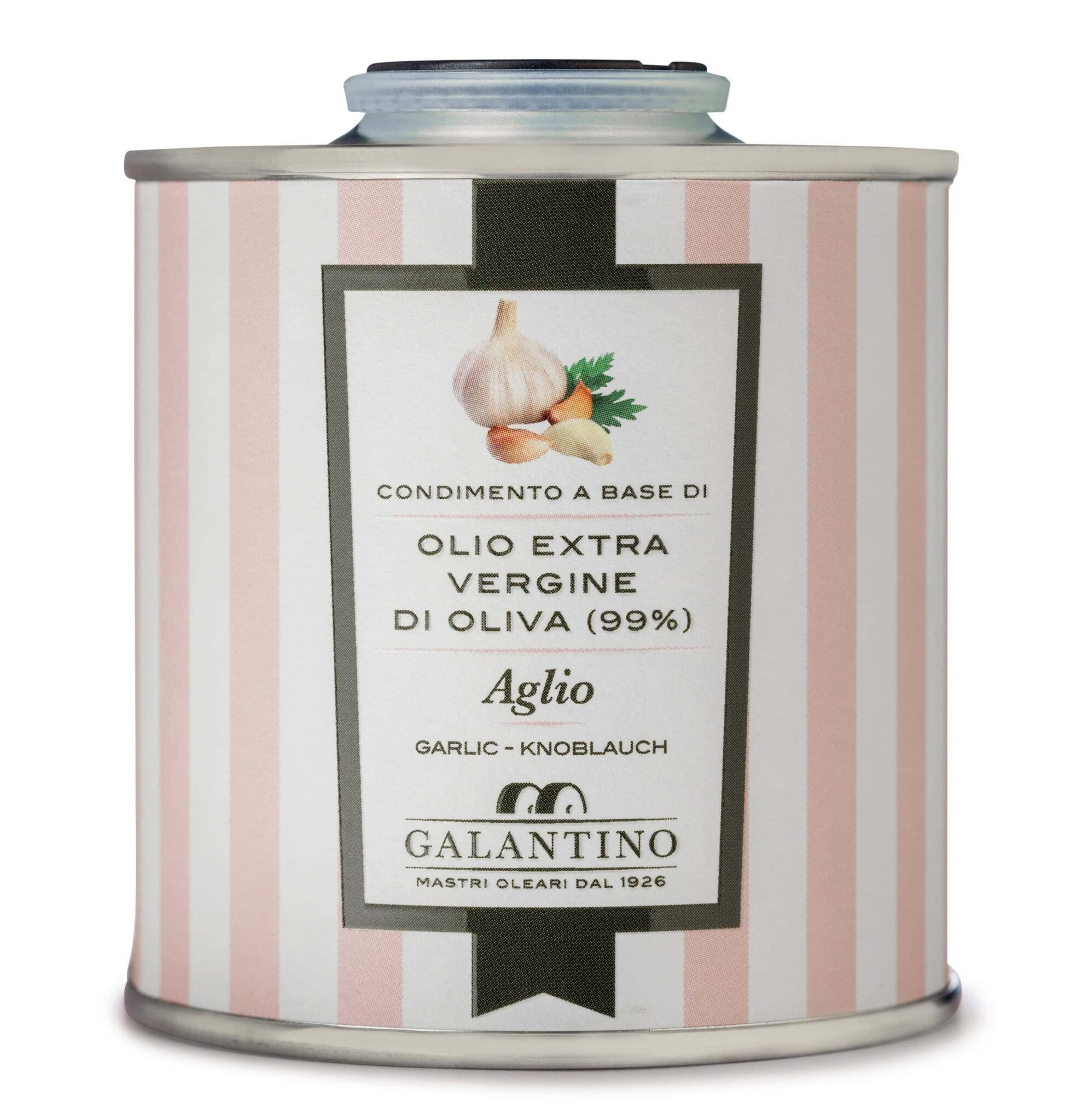 Galantino - Extra Vierge Olijfolie met Knoflook – 100 ml 1 Galantino - Extra Vierge Olijfolie met Knoflook – 100 ml