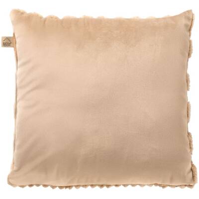 Dutch Decor - Luca sierkussen - bontlook - Beige - 45x45 cm