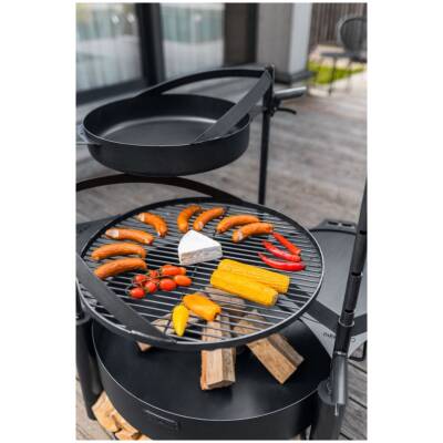 Cookking set: Montana X 80 cm met grillrooster, pan en extra mast