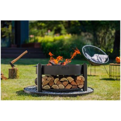 Cookking set: Montana X 80 cm met grillrooster, pan en extra mast
