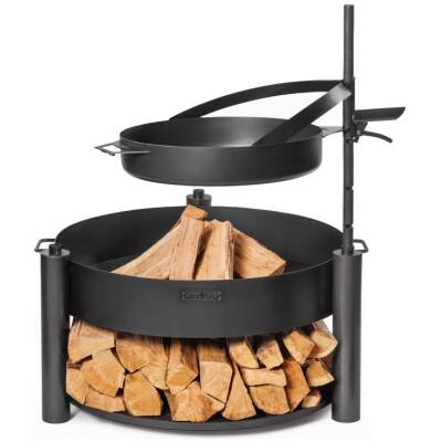 Cookking set: Montana X 80 cm met grillrooster, pan en extra mast