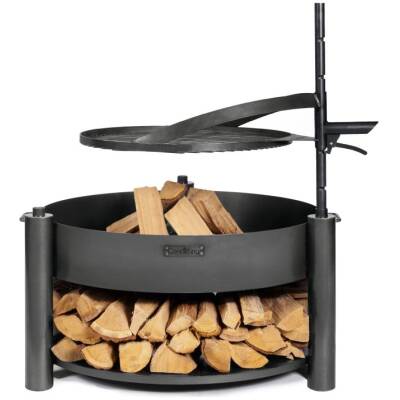 Cookking set: Montana X 80 cm met grillrooster, pan en extra mast