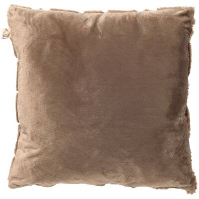 Dutch Decor - Quinn sierkussen - Bloemmotief - Taupe - 45x45 cm