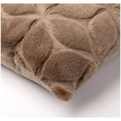 Dutch Decor - Quinn sierkussen - Bloemmotief - Taupe - 45x45 cm