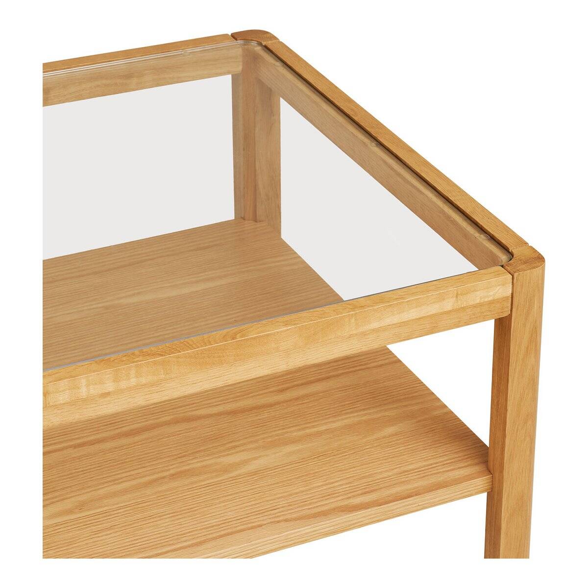 Lourmarin salontafel eiken en glas -110x60x45 cm - House Nordic 3 Lourmarin salontafel eiken en glas -110x60x45 cm - House Nordic