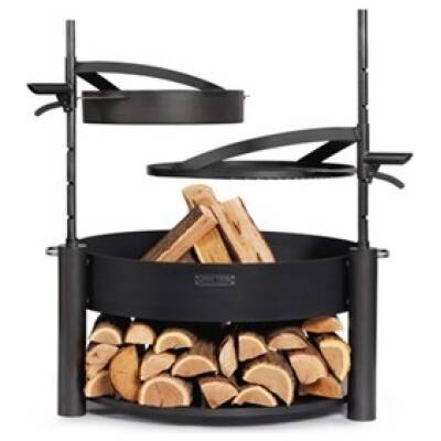 Cookking set: Montana X 80 cm met grillrooster, pan en extra mast
