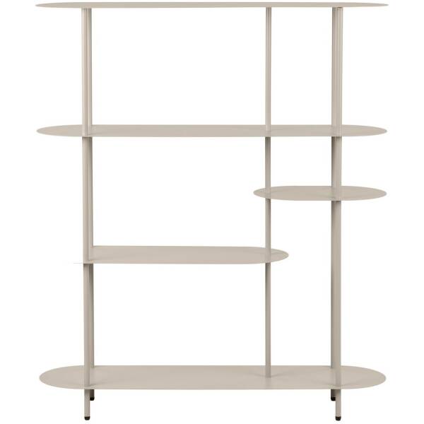 Meubels 8 Rieti asymmetrische kast zand – 31x118x139cm - House Nordic