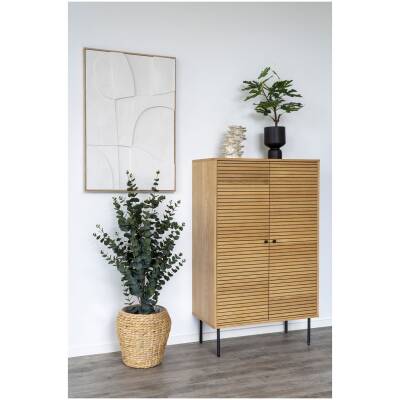 Madeline reliëf wanddecoratie wit – 60 x 90 cm - House Nordic
