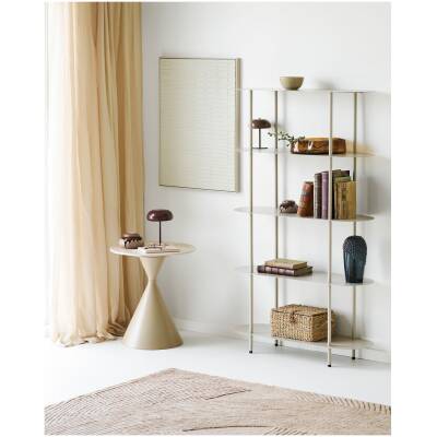 Rieti open kast zand – 5 legplanken - House Nordic