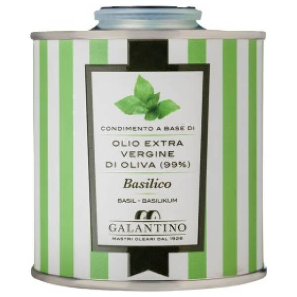 Eten en Drinken 5 Galantino - Extra Vierge Olijfolie met Basilicum – 100 ml