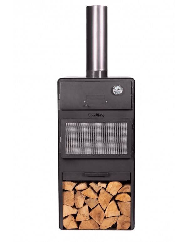 Vento Plus buitenhaard met pizzaoven - Cookking 1 Vento Plus buitenhaard met pizzaoven - Cookking