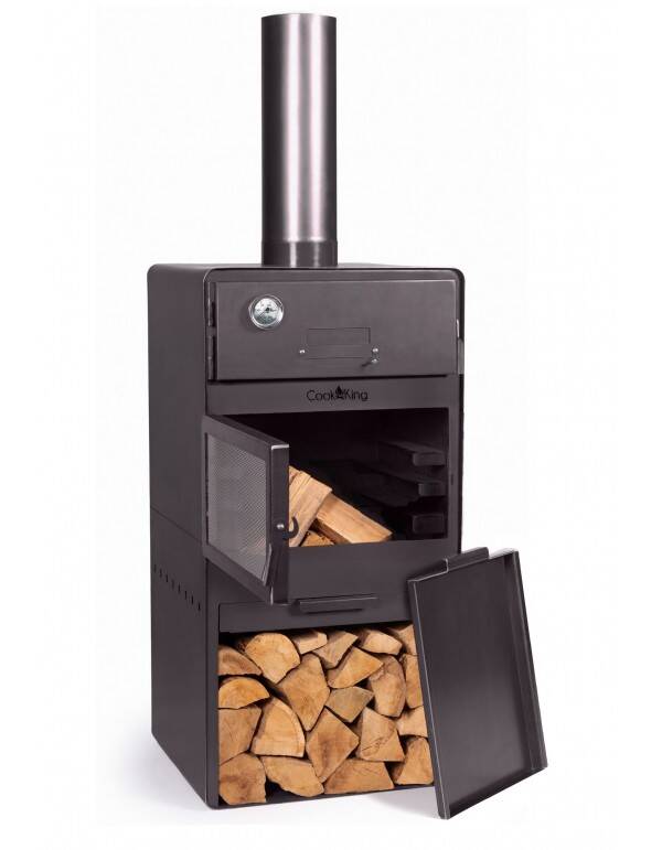 Vento Plus buitenhaard met pizzaoven - Cookking 3 Vento Plus buitenhaard met pizzaoven - Cookking