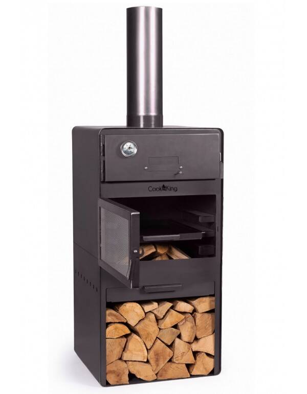 Vento Plus buitenhaard met pizzaoven - Cookking 2 Vento Plus buitenhaard met pizzaoven - Cookking