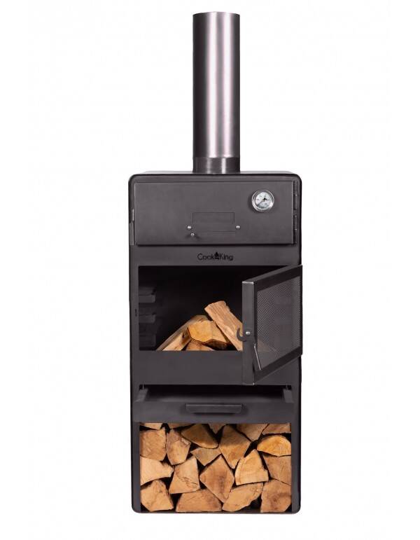 Vento Plus buitenhaard met pizzaoven - Cookking 10 Vento Plus buitenhaard met pizzaoven - Cookking