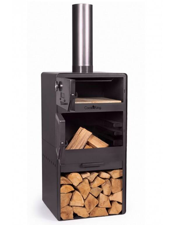 Vento Plus buitenhaard met pizzaoven - Cookking 9 Vento Plus buitenhaard met pizzaoven - Cookking