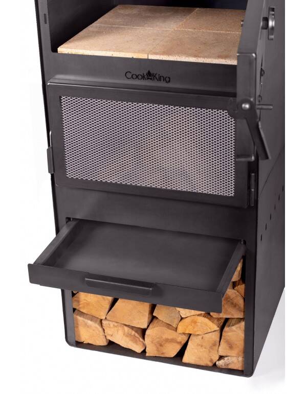 Vento Plus buitenhaard met pizzaoven - Cookking 6 Vento Plus buitenhaard met pizzaoven - Cookking