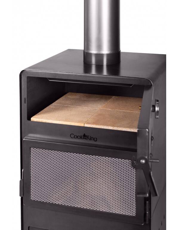 Vento Plus buitenhaard met pizzaoven - Cookking 5 Vento Plus buitenhaard met pizzaoven - Cookking
