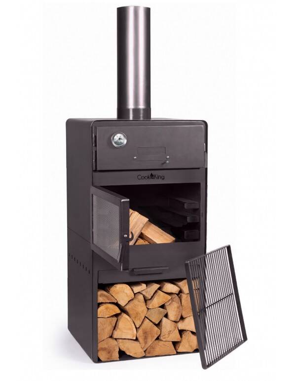 Vento Plus buitenhaard met pizzaoven - Cookking 4 Vento Plus buitenhaard met pizzaoven - Cookking