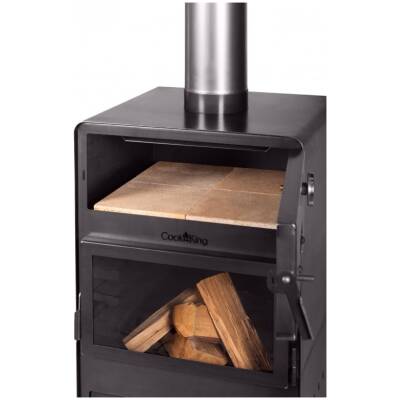Cook King - VENTO buitenhaard met oven en dubbel glas