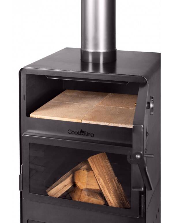 Cook King - VENTO buitenhaard met oven en dubbel glas 2 Cook King - VENTO buitenhaard met oven en dubbel glas