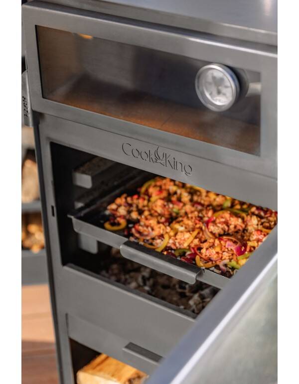 Cook King - VENTO buitenhaard met oven en dubbel glas 4 Cook King - VENTO buitenhaard met oven en dubbel glas