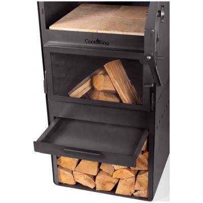 Cook King - VENTO buitenhaard met oven en dubbel glas