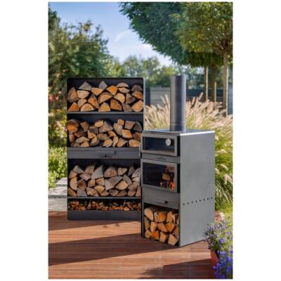 Cook King - VENTO buitenhaard met oven en dubbel glas