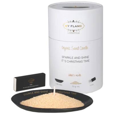 My Flame - Kaarsenzand giftbox - Sparkle and shine it's Christmas time