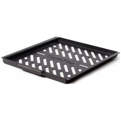 CookKing SET: VENTO buitenhaard + Brandhoutrek 120x40x30cm + gril 43x42 cm
