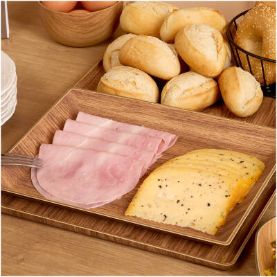 BonBistro Dienblad 32,5x18,5cm bruin Buffet - detailfoto 2 | BonBistro