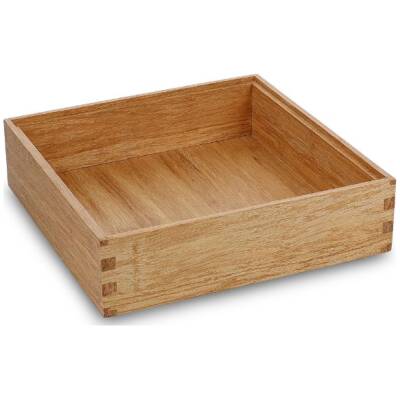 BonBistro Dienblad 24x24xH6,5cm bamboe Arbor | BonBistro
